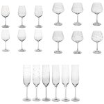 Table passion - service de verres 18 pices graphik dgustation