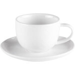 Table passion - tasse et sous - tasse � caf� ecume 9 cl (lot de 6)