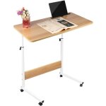 Sifree - table pc portable réglable hauteur (69 - 90cm) avec fente intégrée - plateau mobile à roulettes ... Sifree - table pc portable réglable hauteur (69 - 90cm) avec fente intégrée - plateau mobile à roulettes ...