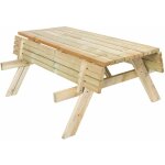 Table pique - nique bancs pliables 200 bois traité gardiun 198x154x74 cm 42 mm 6 - 8 personnes Table pique - nique bancs pliables 200 bois traité gardiun 198x154x74 cm 42 mm 6 - 8 personnes