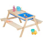 Table de pique - nique pour enfants avec table de jeu d'eau et de sable