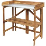 Jamais utilis] table  plantes hhg 575, table de jardinage table  fleurs tagre  plantes, pliable ...