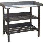Table  plantes hhg - 644, table de jardinier table  fleurs tagre  plantes, outdoor bois sapin certifi ...