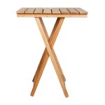 Italiadoc - table pliante 60 x 60 cm en bois