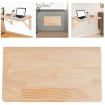 Table pliante murale 60 cm x 40 cm, bureau mural, table de travail pliante, idale pour la maison, la ...