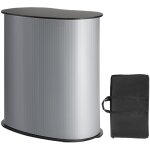 Table de podium portable pour salon professionnel 35, 43' x 19, 29' x 37, 01', support de comptoir d'affichage ...