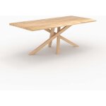 Rendez - vous déco - table rectangulaire en bois d'hévéa massif clair 8 personnes - robin Rendez - vous déco - table rectangulaire en bois d'hévéa massif clair 8 personnes - robin
