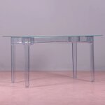 Nest dream - table rectangulaire en verre - ghost - transparent Nest dream - table rectangulaire en verre - ghost - transparent