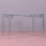 Nest dream - table rectangulaire en verre - ghost - transparent Nest dream - table rectangulaire en verre - ghost - transparent