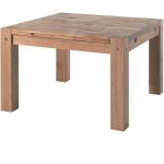 Pier import - table de repas carrée chêne massif 140 cm fjord Pier import - table de repas carrée chêne massif 140 cm fjord