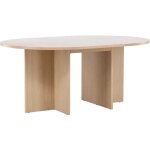 Table  manger extensible 4  6 personnes en bois 120 - 170x120cm - bois clair - strada