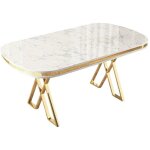 Table de repas ovale pieds en croix zae Table de repas ovale pieds en croix zae