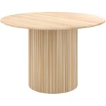 Rendez - vous d�co - table ronde 4 personnes en bois de manguier d120 cm - agathe