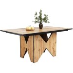 Fairwhale - table ronde salle � manger 100x100cm - pieds noirs design - pour 4 - 6 pers - salon / cuisine ...