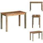 Table de salle � manger 110x55x76cm bois massif de r�cup�ration - table � manger - tables � manger - ...