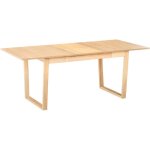Beliani - table de salle à manger extensible moderne placage en frêne base à panneaux 160 / 200 x 95 ... Beliani - table de salle à manger extensible moderne placage en frêne base à panneaux 160 / 200 x 95 ...