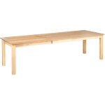 Table de salle à manger extensible placage en frêne rectangulaire 180 / 280 x 100 cm pieds en bois massif ... Table de salle à manger extensible placage en frêne rectangulaire 180 / 280 x 100 cm pieds en bois massif ...