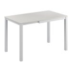 Vicco - table de salle � manger granny, blanc, 120 x 70 cm extensible