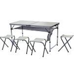 Oxford - table touristique avec 4 chaises valise pliable set de pêche étagère Oxford - table touristique avec 4 chaises valise pliable set de pêche étagère