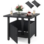 Table avec trou pour parasol ext�rieure c�t� terrasse support base petit bout de table bord de piscine ...