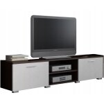 Table tv moderne et magnifique 150 wenge blanc