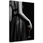 Tableau d�co belle femme en lingerie 40x60