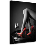 Tableau d�co femme en talons rouges 60x90
