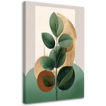 Tableau d�co feuilles botanique glam 60x90