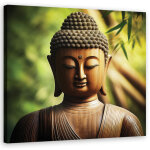 Tableau d�co statue de bouddha zen 30x30