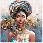 Signes grimalt - tableau dcoratif ethnique africain pour mur