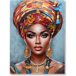 Tableau décoratif représentant une femme africaine - décoration murale ethnique - idéal pour un salon, ... Tableau décoratif représentant une femme africaine - décoration murale ethnique - idéal pour un salon, ...