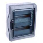 Tableau de distribution modulaire 2x12 en saillie avec borniers transparent ip65 ik09 rn65 legrand 601942 ...