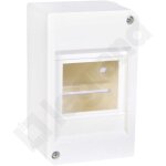 Tableau de distribution modulaire en saillie 1x 4 sans bornier ni couvercle ip30 s4 legrand 605270