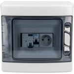 Tableau �lectrique pr� - �quip� 8 modules ip65 ? coffret �tanche avec interrupteur diff�rentiel 40a type ...
