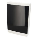 Tableau �lectrique en saillie 36 modules (3x12) blanc porte fum�e edo777850 edo technic