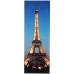 Tableau lumineux d�coratif moderne avec timer 100 x 35 cm effet lumineux d'ambiance en toile polyester ...