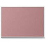 Tableau magn�tique en m�tal tableau pour magnet - motif couleur rose pastel - minimaliste - cadre blanc ...