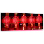 Tableau sur toile lanternes japonaises 90x30