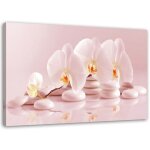 Tableau sur toile orchid�e fleur zen spa 60x40