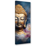 Tableau sur toile statue de bouddha 30x90