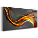 Tableau sur verre ? 100 x 50 cm - tableau mural d�coratif - verre d�corative - art moderne