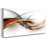 Tableau sur verre ? 100 x 50 cm - tableau mural d�coratif - verre d�corative - art moderne