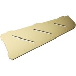 Tablette d'angle murale de douche en inox line l. 305mm - or bross�