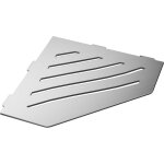 Tablette d'angle murale de douche en inox waves l. 195mm - acier bross�