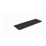 Tablette de douche droite en aluminium thermolaqué - alur - fabrication française - coloris: noir mat ... Tablette de douche droite en aluminium thermolaqué - alur - fabrication française - coloris: noir mat ...