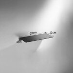 Tablette murale adh�sive pour salle de bains ? petite etag�re autocollante en inox - trou ni percage ...