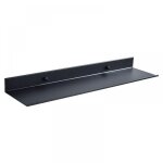 Tablette de salle de bain , noir salle de bains tagre en aluminium conomie d'espace flottant tagres ...