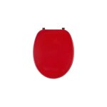 Tablette universelle rouge framboise pour wc