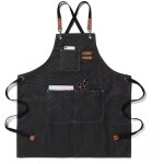 Tabliers barbecue pour hommes, tablier de travail pratique, tablier de travail avec poches avec bretelles ...