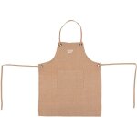 Tablier en coton avec broderie terracotta 60x80 cm